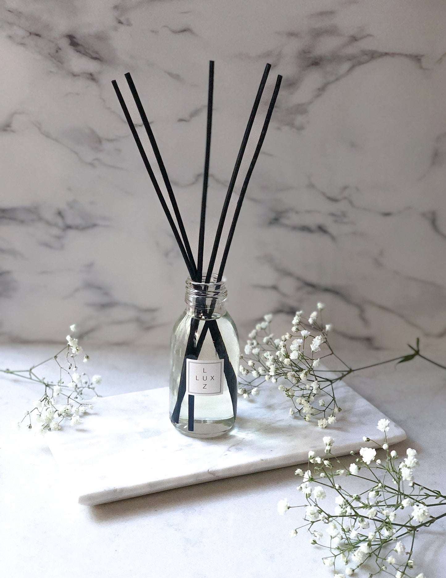 Lime & basil rattan reed diffuser