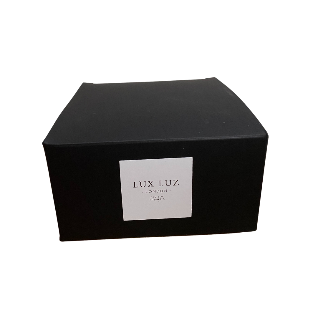Three-wick fresh fig scented candle