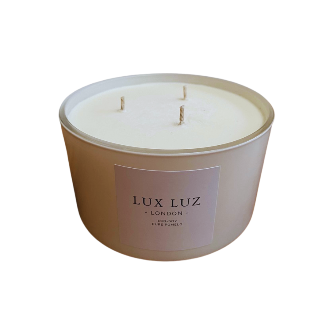 Three-wick pure pomelo scented candle
