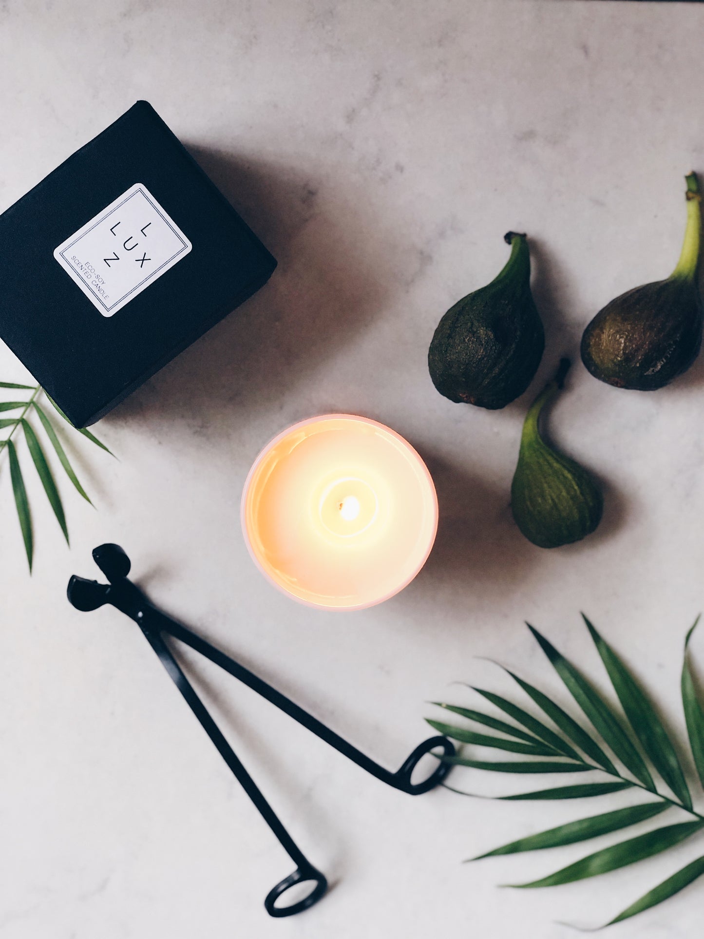 Fresh fig scented candle