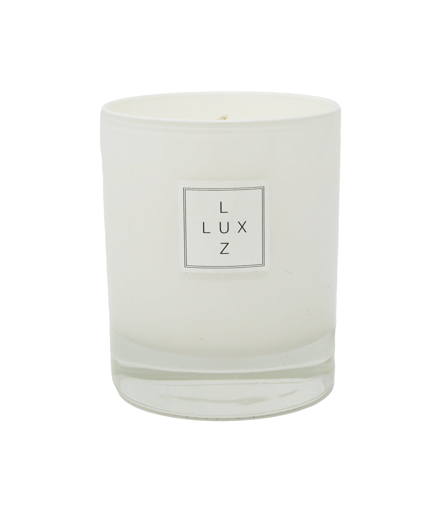 Lime & basil scented candle
